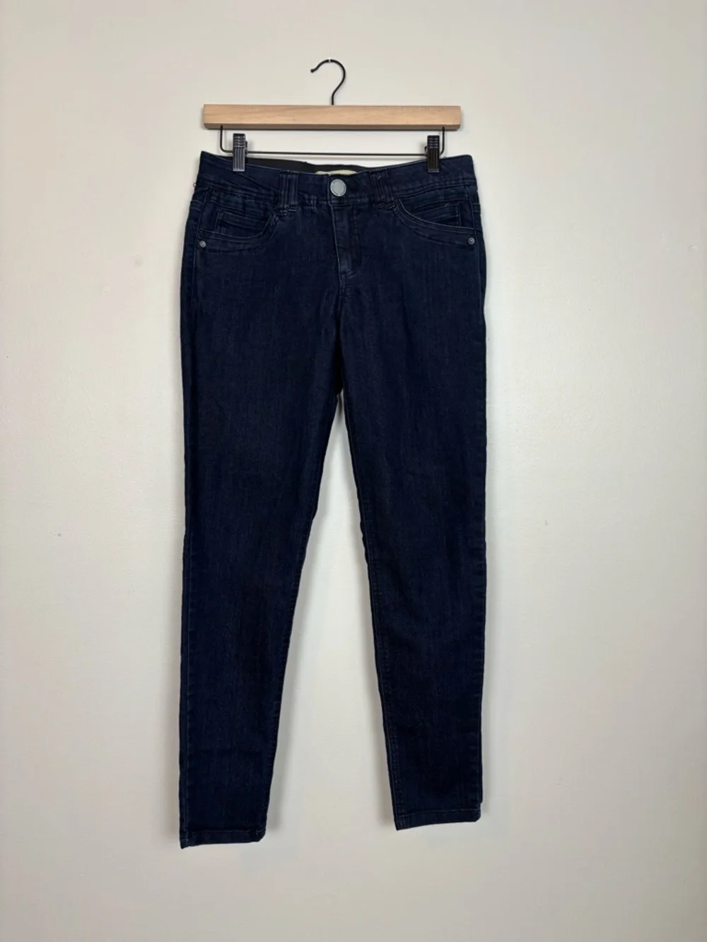 Democracy Jeans Womens 4 Blue Ab Technology Skinny Ankle Mid Rise Denim